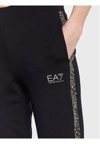 EA7 Emporio Armani Spodnie dresowe 3RTP73 TJLQZ 1200 Czarny Regular Fit. Kolor: czarny. Materiał: syntetyk #3