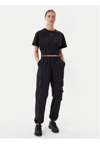 Alpha Industries T-Shirt Waisted 148070 Czarny Regular Fit. Kolor: czarny. Materiał: bawełna #4