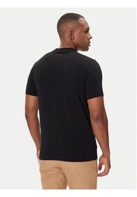 Karl Lagerfeld - KARL LAGERFELD T-Shirt 755050 554221 Czarny Regular Fit. Typ kołnierza: dekolt w karo. Kolor: czarny. Materiał: bawełna