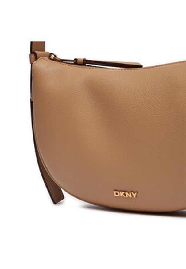 DKNY Torebka Scarlett Tz Shoulder R42CAE57 Brązowy. Kolor: brązowy. Materiał: skórzane