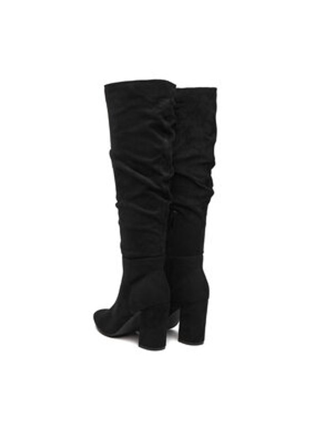 DeeZee Kozaki SQ856-2-BLACK SU Czarny. Kolor: czarny. Materiał: materiał