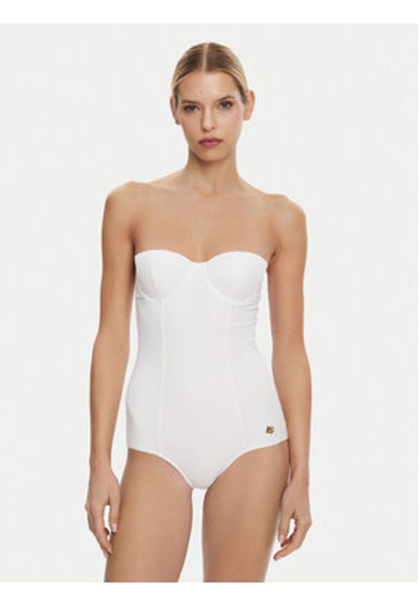 DOLCE & GABBANA - Dolce&Gabbana Strój kąpielowy O9A13J ONO12 Biały. Kolor: biały. Materiał: syntetyk