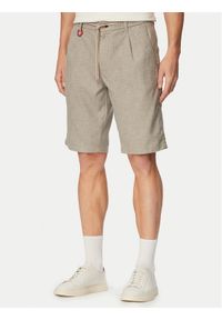 JOOP! Jeans Szorty materiałowe Ruby-W 30102858 Beżowy Regular Fit. Kolor: beżowy. Materiał: syntetyk #1