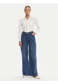 Rinascimento Jeansy CFC0125151003 Niebieski Wide Leg. Kolor: niebieski #4