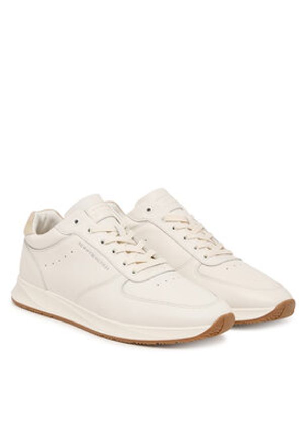 TOMMY HILFIGER - Tommy Hilfiger Sneakersy Newport Lth FM0FM05871 Biały. Kolor: biały. Materiał: skóra