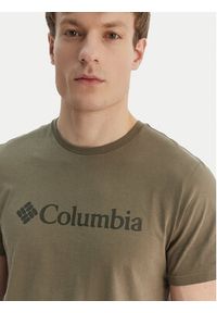 columbia - Columbia T-Shirt Basic Logo™ 2155001 Zielony Regular Fit. Kolor: zielony. Materiał: bawełna #5
