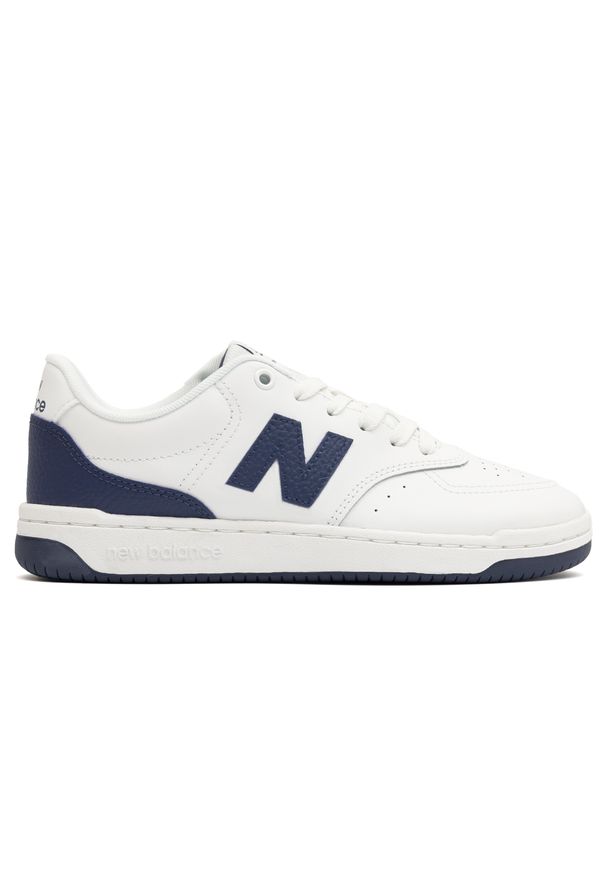 Buty unisex New Balance BB80BLL – białe. Okazja: na co dzień. Kolor: biały. Materiał: guma, skóra, syntetyk, materiał. Szerokość cholewki: normalna