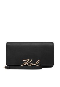 Karl Lagerfeld - KARL LAGERFELD Portfel B1W32033 Czarny. Kolor: czarny. Materiał: skóra #2