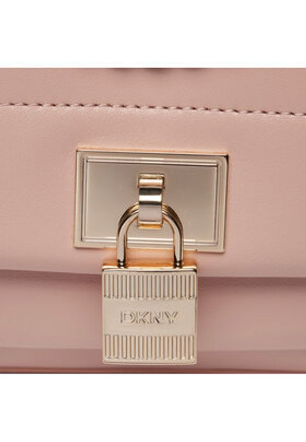 DKNY Torebka Evie Sm Flap Cbody R41ERC64 Różowy. Kolor: różowy. Materiał: skórzane