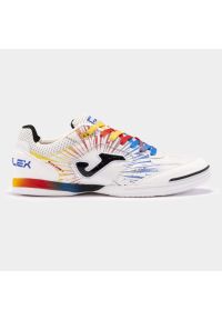 Buty piłkarskie męskie Joma Top Flex. Kolor: biały, wielokolorowy. Materiał: materiał, syntetyk. Szerokość cholewki: normalna. Sport: piłka nożna