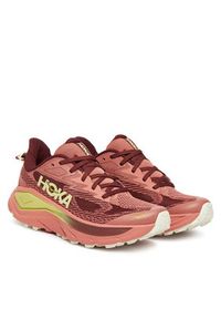 HOKA - Hoka Buty do biegania Challenger 8 1168717 Brązowy. Kolor: brązowy. Materiał: materiał #4