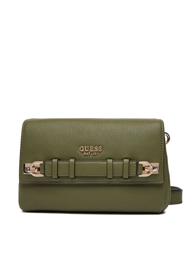 Guess Torebka Gregoria HWBG85 46200 Zielony. Kolor: zielony. Materiał: skórzane