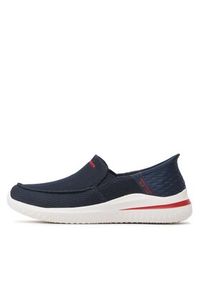 skechers - Skechers Mokasyny Cabrino 210604/NVY Granatowy. Kolor: niebieski. Materiał: materiał #3
