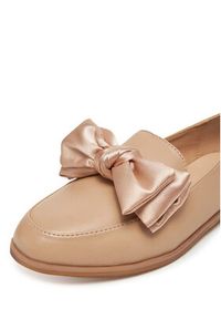 DeeZee Loafersy HY20232-2 Beżowy. Kolor: beżowy. Materiał: skóra #4