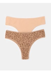 Sinsay - Majtki brazyliany 2 pack - wielobarwny