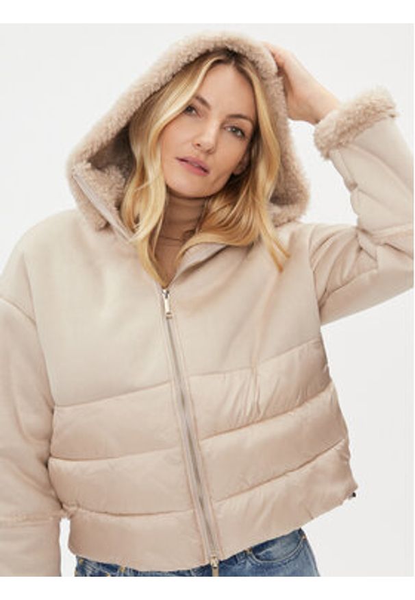 Marella Kurtka przejściowa Ritmo 2334560337200 Beżowy Regular Fit. Kolor: beżowy. Materiał: syntetyk