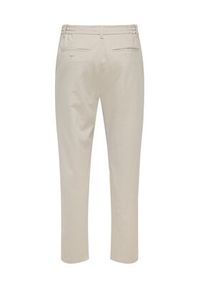 Only & Sons Chinosy Lou 22031615 Beżowy Tapered Fit. Kolor: beżowy. Materiał: syntetyk #4