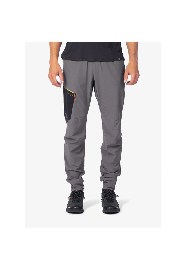 Spodnie softshell męskie Hannah Taget. Kolor: szary. Materiał: softshell. Sezon: lato. Sport: turystyka piesza