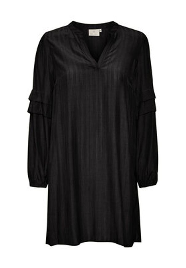 Kaffe Tunika Helly 10507200 Czarny Relaxed Fit. Kolor: czarny. Materiał: syntetyk
