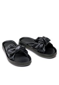 Jenny Fairy Klapki WS106-08 Czarny. Kolor: czarny. Materiał: skóra #2