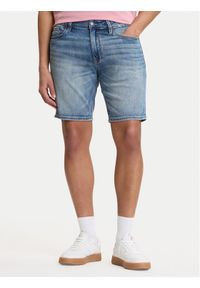 Guess Szorty jeansowe M6GDV2 D1095 Niebieski Regular Fit. Kolor: niebieski. Materiał: bawełna #1