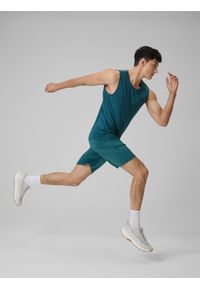 4f - 4F Spodenki treningowe szybkoschnące męskie - zielone XL. Kolor: zielony. Materiał: włókno. Sport: fitness #1