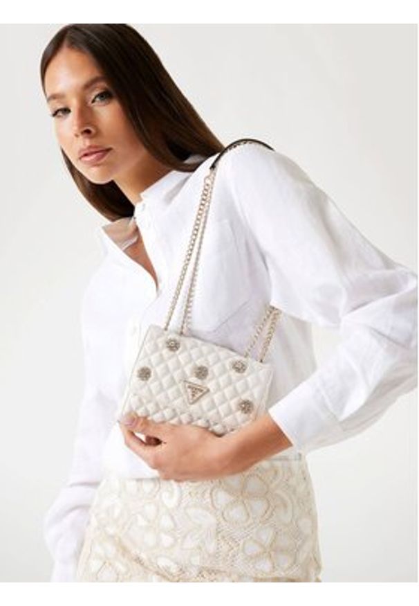 Guess Torebka 176033 Biały. Kolor: biały