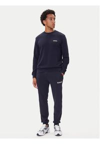 Napapijri Spodnie dresowe M-Gori Wint NP0A88UH Granatowy Relaxed Fit. Kolor: niebieski. Materiał: bawełna #4