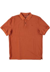 Męski T-Shirt Mustang Style Pablo PC Polo Burnt Ochre 1016297 7105. Typ kołnierza: polo #1