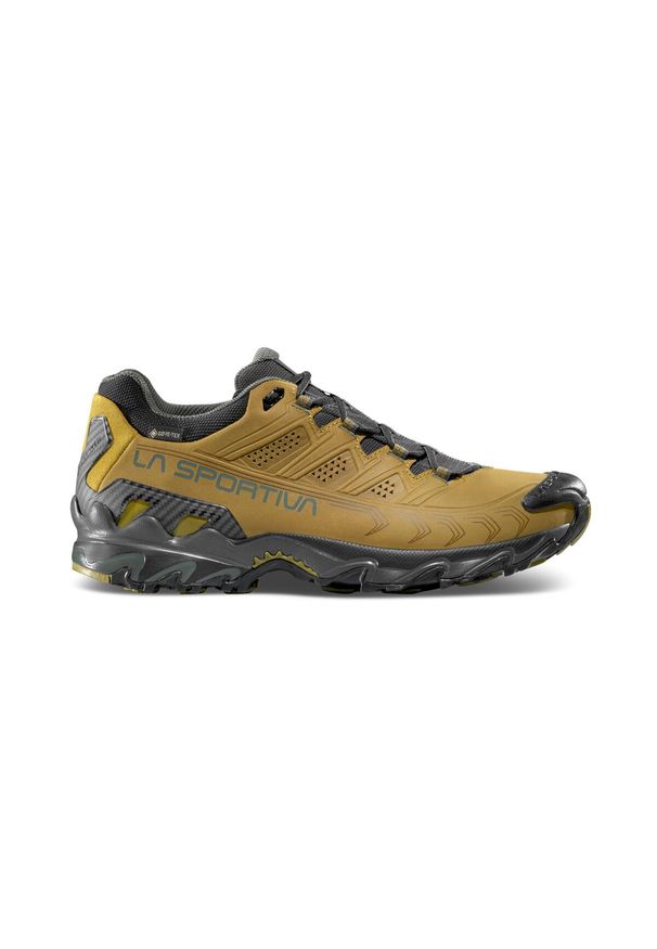 LA SPORTIVA - Buty trekkingowe męskie La Sportiva Ultra Raptor Ii Leather Gtx. Zapięcie: sznurówki. Kolor: brązowy, wielokolorowy, szary. Materiał: materiał. Szerokość cholewki: normalna. Sport: turystyka piesza