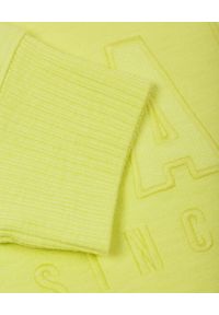 GANT - Żółta bluza z monochromatycznym logo. Kolor: żółty. Materiał: bawełna. Długość rękawa: długi rękaw. Długość: długie #4