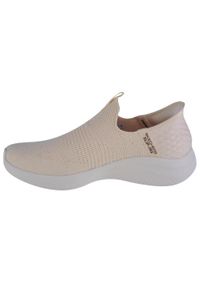 skechers - Buty sportowe Sneakersy damskie, Slip-Ins Ultra Flex 3.0-Shiny Night. Kolor: biały. Sport: turystyka piesza