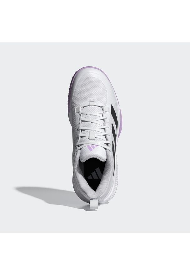 Adidas - Court Team Bounce 2.0 Shoes. Kolor: czarny, biały, różowy, wielokolorowy. Materiał: materiał