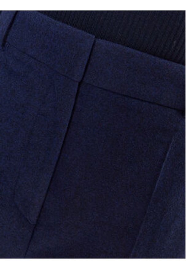 BOSS - Boss Spodnie materiałowe Tabitha 50524037 Niebieski Regular Fit. Kolor: niebieski. Materiał: wełna, syntetyk