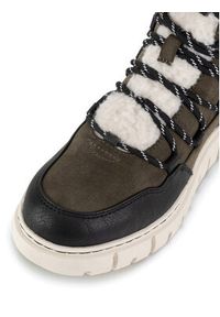 Mustang Trzewiki 1502-602 Khaki. Kolor: brązowy. Materiał: materiał #6