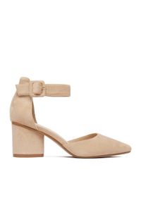 DeeZee Czółenka CEO-112233 Beżowy. Kolor: beżowy. Materiał: materiał #1