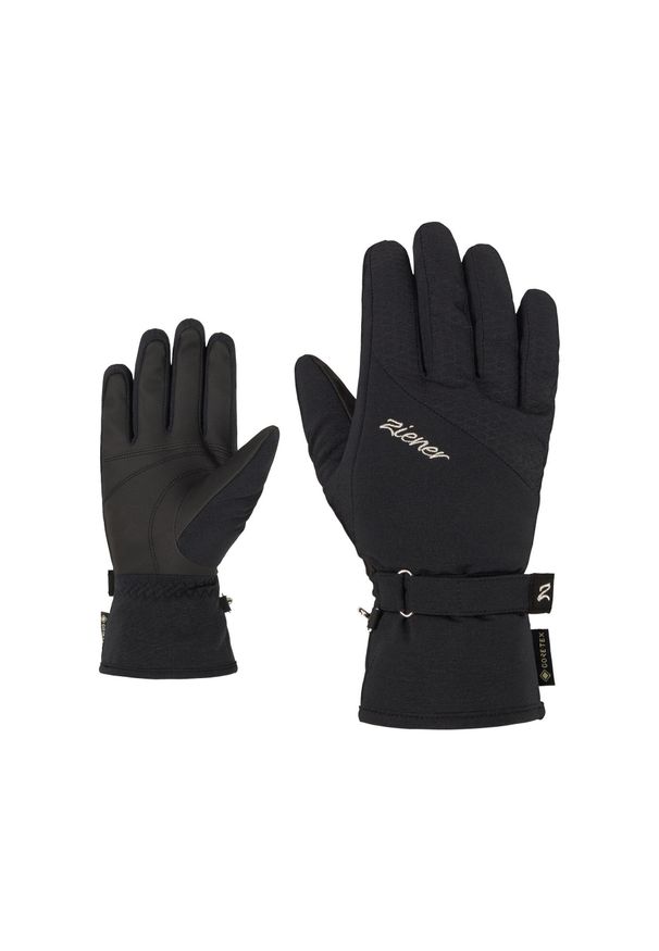 Damskie rękawice narciarskie Ziener Klaire Gtx Pr. Kolor: czarny. Technologia: Gore-Tex. Sezon: zima. Sport: narciarstwo