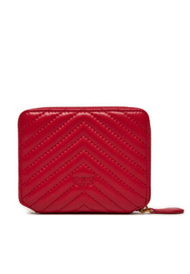 Pinko - PINKO Portfel Taylor Zip Around . AI 24-25 PCPL 100249 A0GK Czerwony. Kolor: czerwony. Materiał: skóra