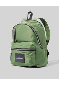 THE MARC JACOBS - Zielony plecak The Zipper Backpack. Kolor: zielony. Wzór: aplikacja #2