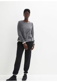 bonprix - Luźniejsza koszulka sportowa. Kolor: szary. Długość rękawa: długi rękaw. Długość: długie. Styl: sportowy #3