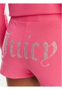 Juicy Couture Szorty sportowe JCWHS125312 Różowy Loose Fit. Kolor: różowy. Materiał: bawełna #4