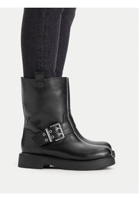 Love Moschino - LOVE MOSCHINO Botki JA24064G1NIA000A35 Czarny. Kolor: czarny. Materiał: skóra #2