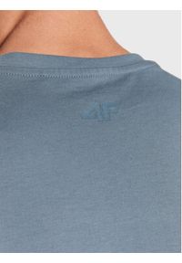 4f - 4F T-Shirt H4Z22-TSM035 Niebieski Regular Fit. Kolor: niebieski. Materiał: bawełna #5