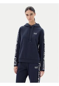 EA7 Emporio Armani Dres 7W000116 AF10443 UB102 Granatowy Regular Fit. Kolor: niebieski. Materiał: syntetyk