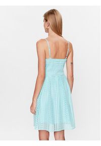Vero Moda Sukienka letnia Honey 10220925 Niebieski Regular Fit. Kolor: niebieski. Materiał: bawełna. Sezon: lato #6