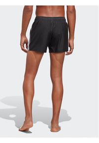 Adidas - adidas Szorty kąpielowe 3-Stripes CLX Swim Shorts HT4367 Czarny Regular Fit. Kolor: czarny. Materiał: syntetyk #4