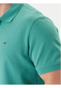 Tommy Jeans Polo DM0DM22711 Zielony Regular Fit. Typ kołnierza: polo. Kolor: zielony. Materiał: bawełna #3