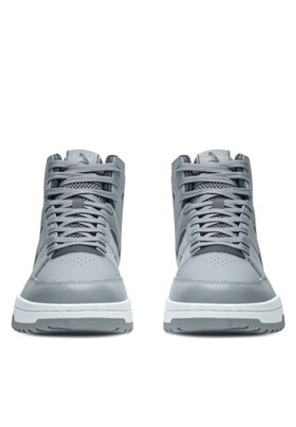 Shaq Sneakersy BREAKER MID AQ95013M-NV Szary. Kolor: szary. Materiał: skóra