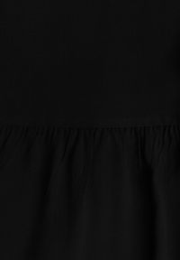 Born2be - Czarna Wiskozowa Spódnica Maxi Rozkloszowana z Paskami Saosa. Okazja: na co dzień. Kolor: czarny. Materiał: wiskoza. Wzór: paski. Styl: casual, klasyczny #8