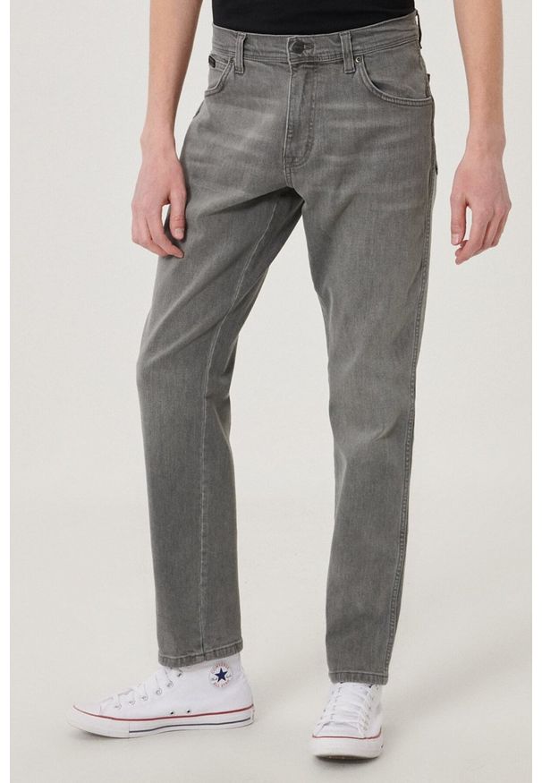 Wrangler - WRANGLER TEXAS SLIM MĘSKIE SPODNIE JEANSOWE FUNK GREY W12SHT32L 112126506